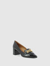 Sapatos com Apliques em Preto